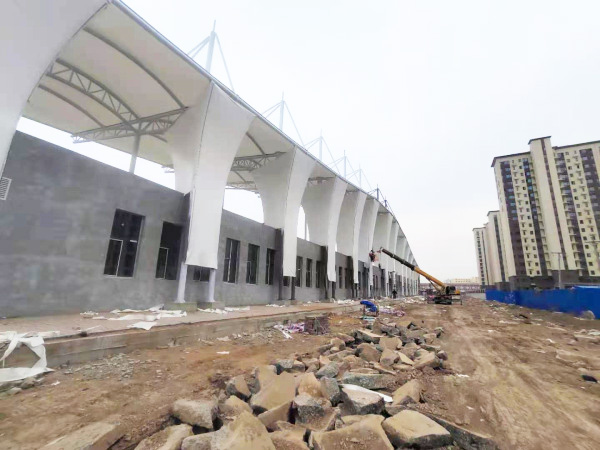 河北青縣第三實驗小學(xué)看臺1